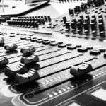 studio mixing desk