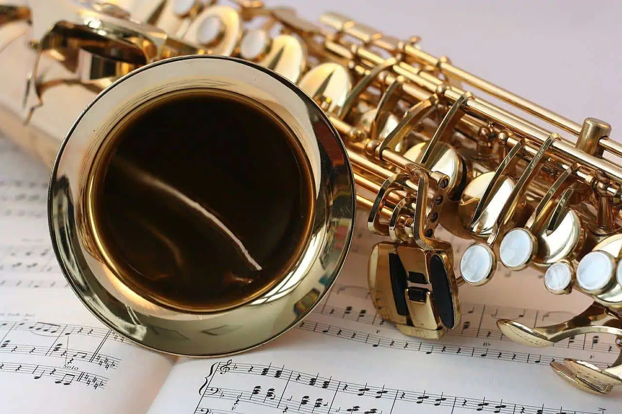 Different types of saxophones