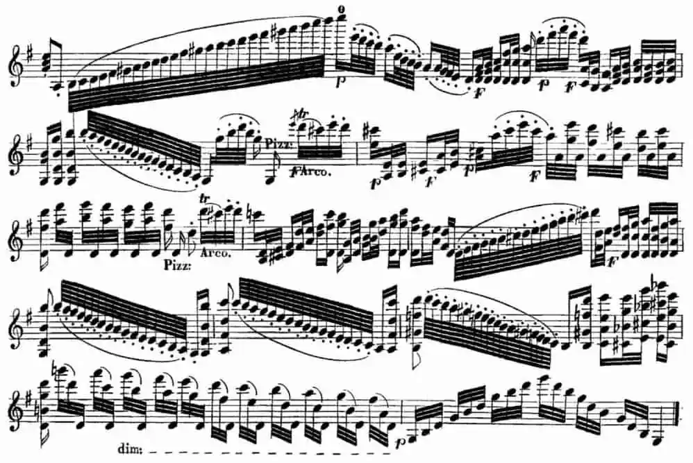 Most difficult violin piece ever