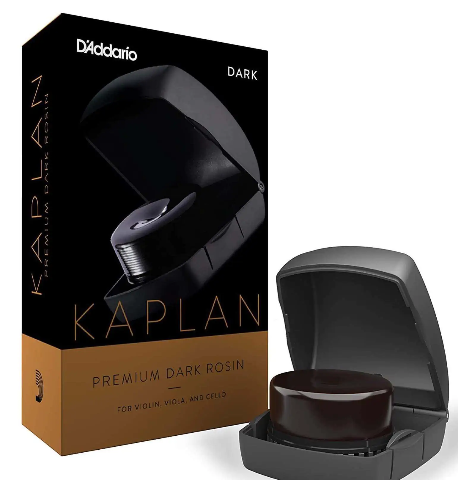 D'Addario Kaplan Premium Rosin With Case - Dark