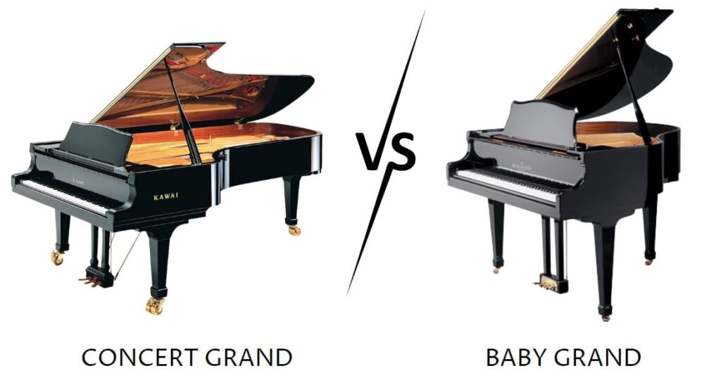 What'S The Difference Between A Baby Grand And A Concert Grand