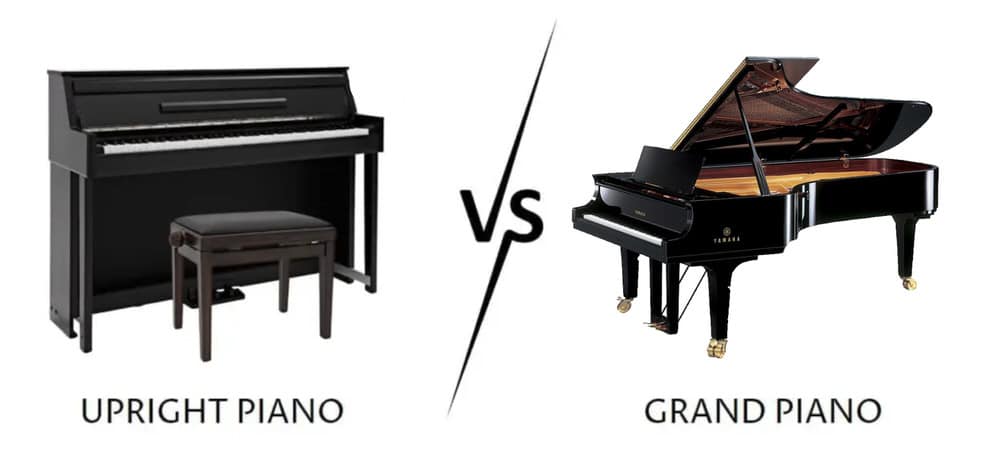 Difference Between Upright Vs Grand Piano