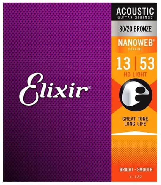 Acoustic Vs Electric Guitar Strings Elixir Strings 80/20 Nanoweb Coated Strings Review