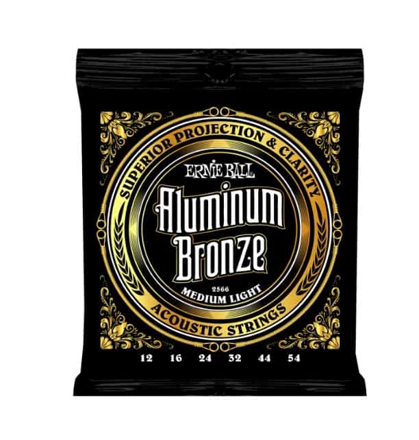 Ernie Ball 2566 Aluminium Bronze Acoustic Guitar Strings