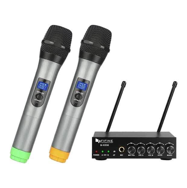 Fifine Uhf Dual Channel Wireless Handheld Microphone Review