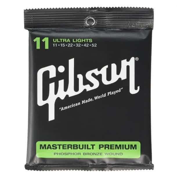 Top 8 Best Acoustic Guitar Strings For A Beginner (2025) Gibson Phosphor Bronze Ultra-Light Acoustic Guitar Strings Review