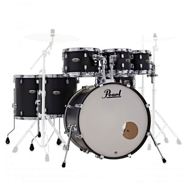 Pearl Decade Maple 22'' 7Pc Shell Pack, Slate Black Review