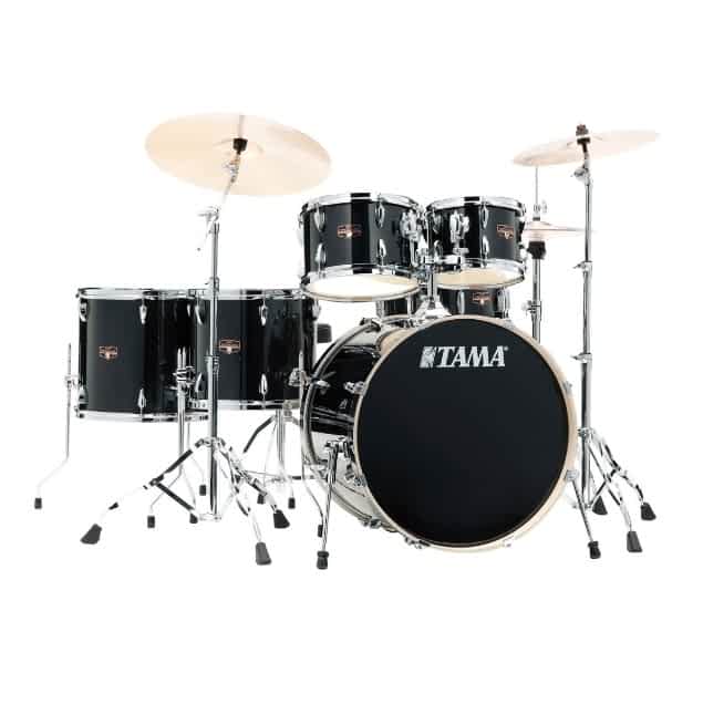 Tama Imperialstar 22'' 6Pc Drum Kit With Cymbals, Hairline Black Review