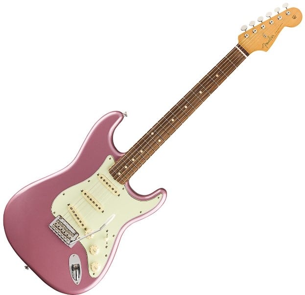 Fender Vintera 60S Mod Stratocaster Pf, Burgundy Mist