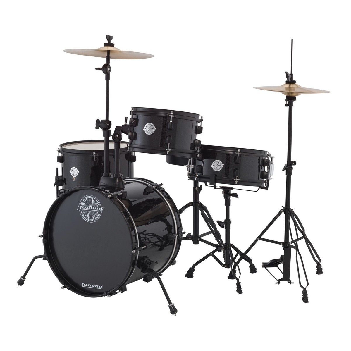 Ludwig Lc178X025 Questlove Pocket Kit 4-Piece Drum Set Review 1