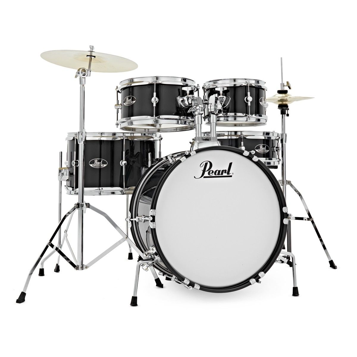 Pearl Roadshow Junior 5Pc Drum Kit, Jet Black Review 1