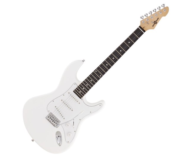 La Electric Guitar By Gear4Music, White