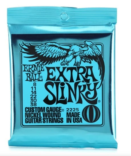 Light Vs Heavy Guitar Strings - Which Gauge Do You Need? Ernie Ball Extra Slinky 2225 Nickel Guitar Strings 8-38