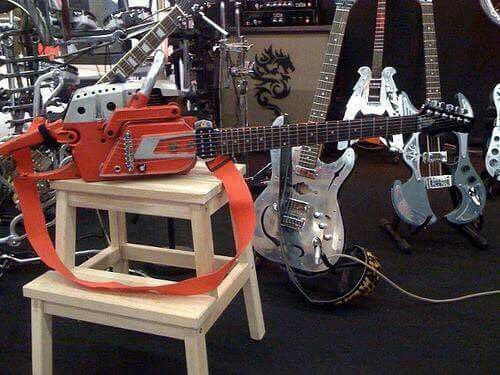 A Chainsaw Guitar