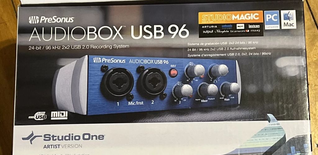 Presonus Audiobox Usb 96 Review A Presonus Audiobox Usb 96 Box Image Taken By Teds-List