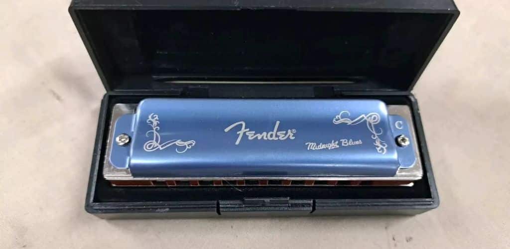 Smallest Instrument In The World Fender Midnight Blues Harmonica Image Taken By Teds-List