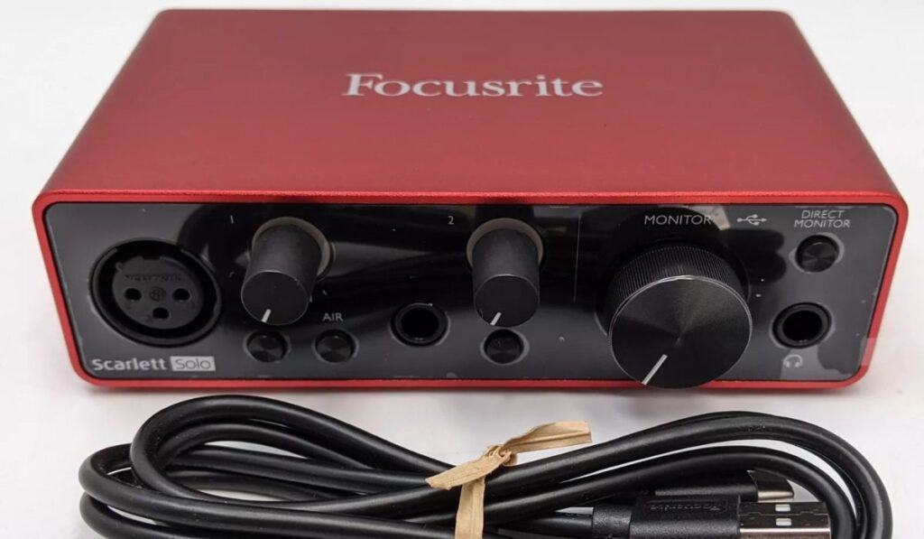 Best Audio Interface For Under 100: Top Picks For Budget-Friendly Quality Focusrite Scarlett Solo (3Rd Gen) Image Taken By Teds-List