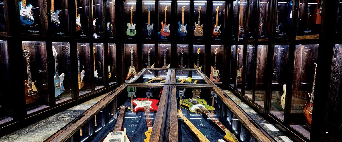 Guitars Showcased In The Songbird Museum Guitars Showcased In The Songbird Museum