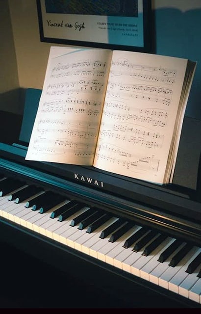 Piano With Sheet Music