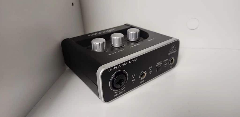 Best Audio Interface For Under 100: Top Picks For Budget-Friendly Quality Behringer U-Phoria Um2 Image Taken By Teds-List