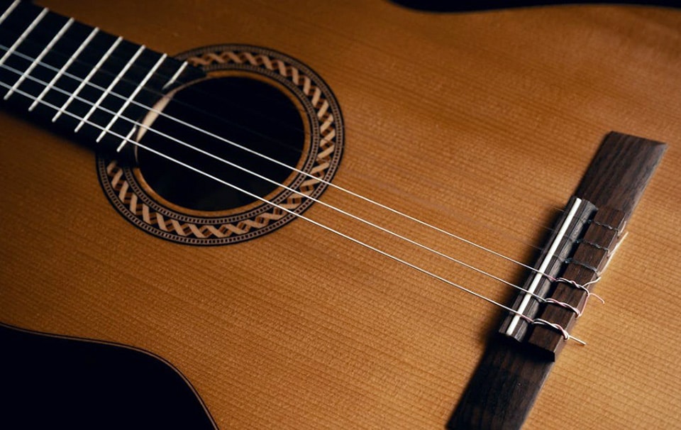 Best 3/4 Acoustic Guitar For Beginners Acoustic Guitar In Close Up