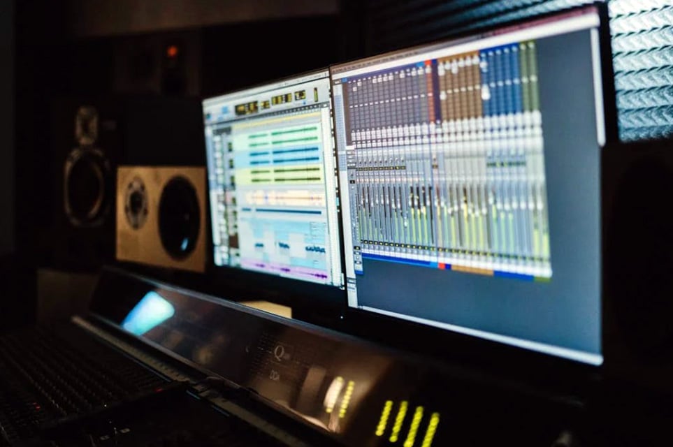 Audio Interface For Pc Guitar: Elevate Your Sound Game Today Monitors Inside A Recording Studio