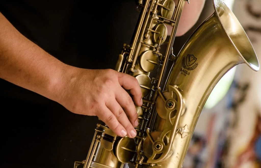 Brass-Colored Saxophone