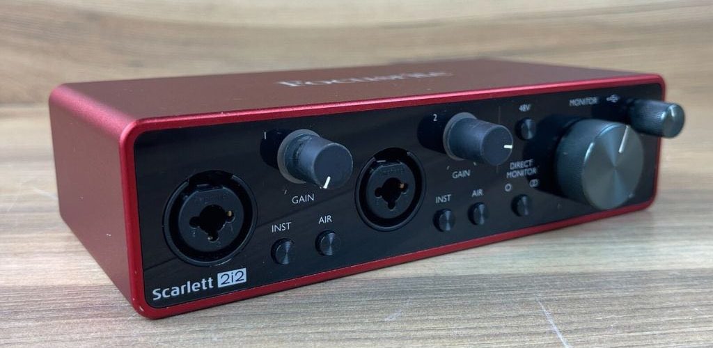 Focusrite 2I2 Image Taken By Teds-List