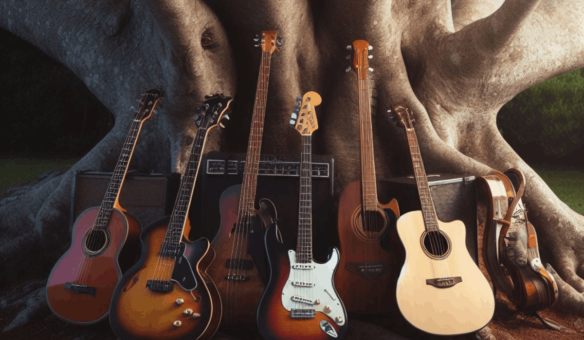 Different Types Of Guitars In A Tree Different Types Of Guitars In A Tree